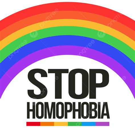 Homophobia Clipart Png Images Stop Homophobia Multicolor Rainbow Shape