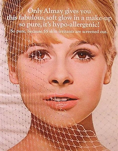 Vintage Print Ad Almay Cosmetics Glamour Magazine 1966 Full Color