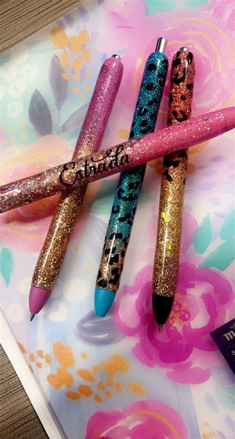 Epoxy glitter pens | Etsy in 2021 | Glitter pens, Glitter diy, Resin crafts