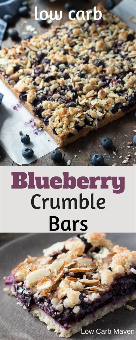 This low carb dessert is so easy to. Low carb blueberry crumble bars made with almond flour are ...