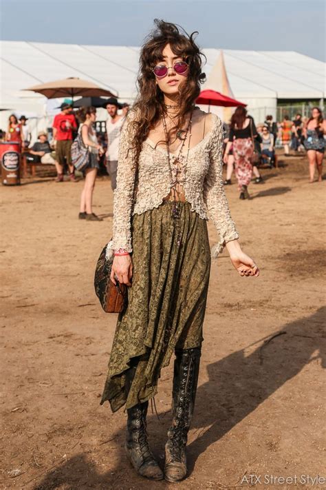 Ashley Meyers Spotted At Austin Psych Fests ATX STREET STYLE