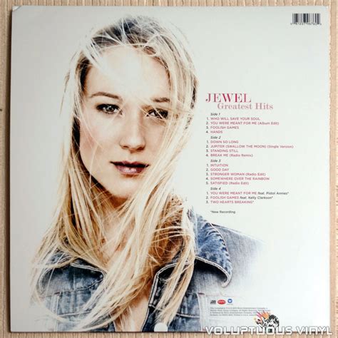 Jewel Greatest Hits 2013 2 X Vinyl Lp Compilation Gatefold Autographed Voluptuous