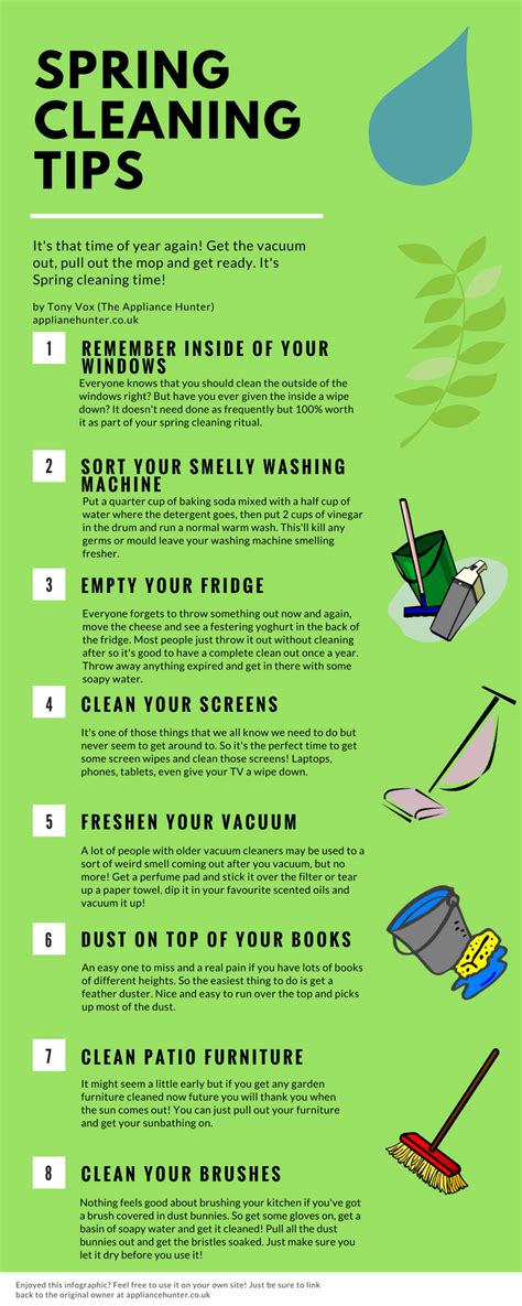 Kick Start Your Spring Cleaning With This Spring Cleaning Infographic