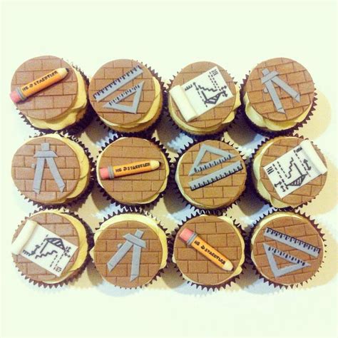 Architecture Themed Cupcakes For My Architect Sister In Law
