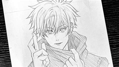 Gojo Satoru Drawing Pencil