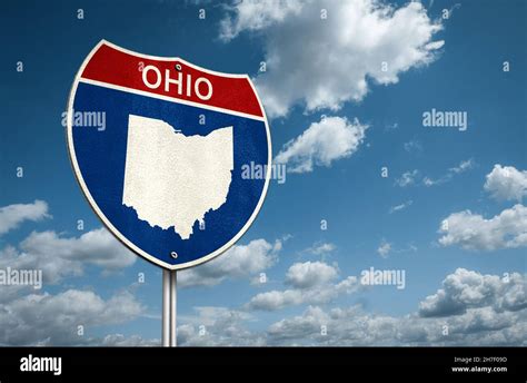 Ohio Us State In Midwestern Region Of The United States Stock Photo
