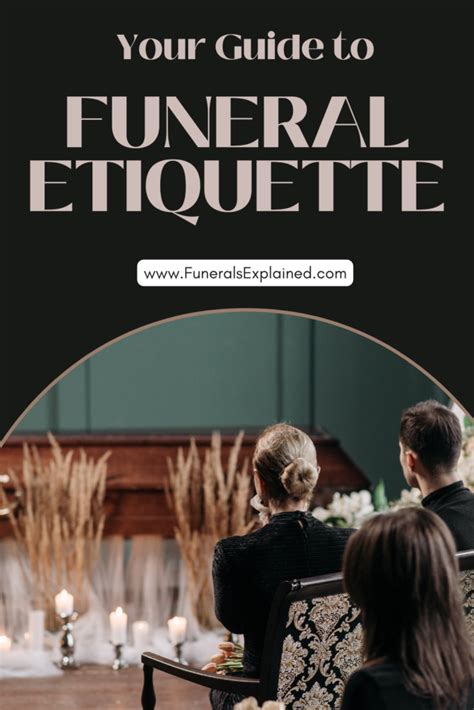 Funeral Etiquette Funerals Explained