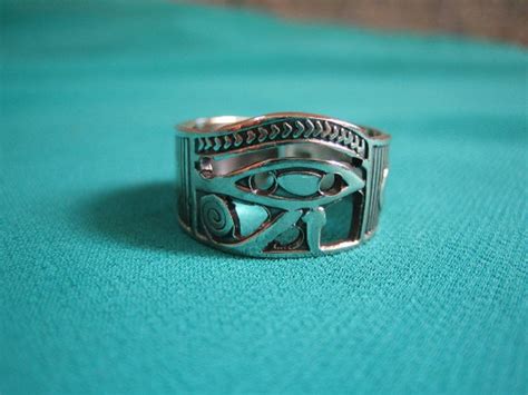 Eye Of Ra Ring Men Egyptian Ring Men Jewelry Egyptian Etsy
