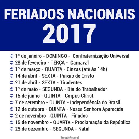 O dia de santo antônio, no dia 13 de junho, e o dia de são joão, em 24 de junho. Blog Itumbiara: Feriados Nacionais em 2017