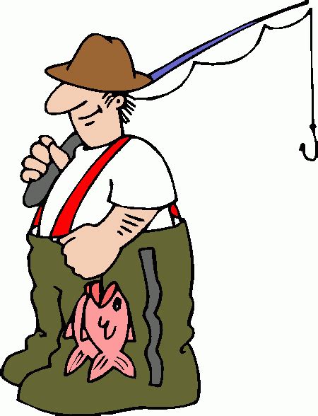 Funny Fisherman Clipart Clipart Best