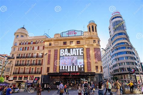 Plaza Del Callao In Madrid Editorial Photo Image Of Cultural 183068526