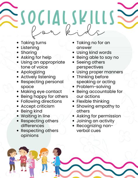 Easy Social Skills Activities For Kids