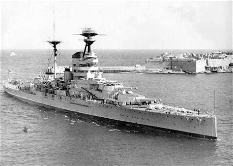 Hms Resolution Revenge Class Battleships Of The British Royal Navy