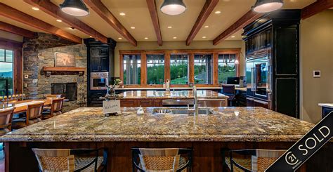 The second island makes for the perfect. Gourmet Kitchen with Two custom Islands and a Butler Prep ...