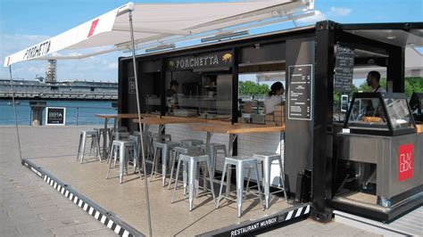 Cafeteria definition, a restaurant in which patrons wait on themselves, carrying their food to tables from counters where it is displayed and served. Container Cafeteria - Locares Casa Container e Projetos ...