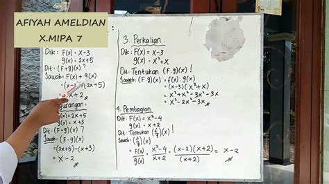 Maka, nilailimit fungsi aljabar tersebut adalah. Contoh Soal Operasi Aljabar Pada Fungsi - Contoh Soal Terbaru