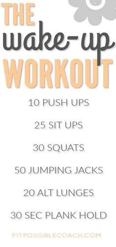 20 Best Morning Workout At Home Images Workout At Home