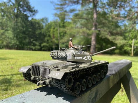 Monogram M48a2 Patton Tank 135 Scale Assembled And Painted Model With