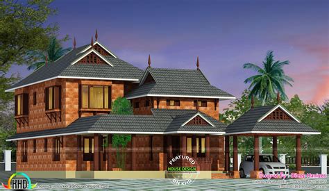 Traditional Kerala 4 Bedroom 2253 Sq Ft Home Kerala Home Design And