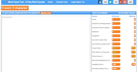 Word Count Tool - A Free Word Counter Online | Character words, Words ...