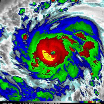 Hurricane Blanca Earth Infrared Satellite Wednesday Morning