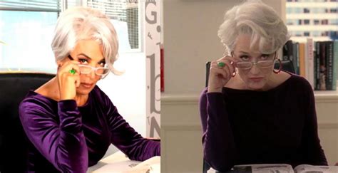 È apparsa in molti spettacoli nei teatri del west end di londra. Barbara d'Urso è Miranda Priestly ne Il Diavolo veste ...