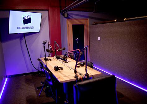 Every home recording studio needs these 10 types of recording equipment. Podcast Studio Rental - Green Screen Studio