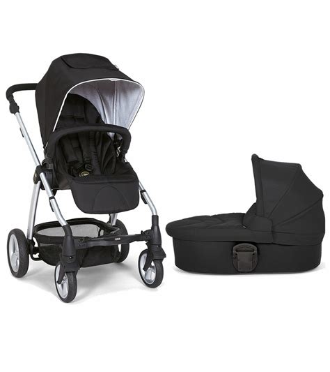 Mamas And Papas Sola 2 Stroller And Carrycot Black