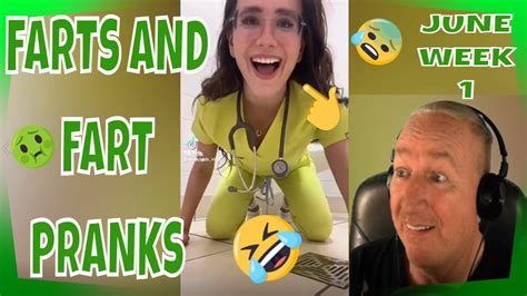 reaction funny farts and fart pranks june 2022 week 1 compilation try not to laugh tiktok