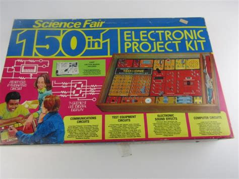 Vintage Electronisch Speelgoed Science 150 In 1 Electronic Project Kit
