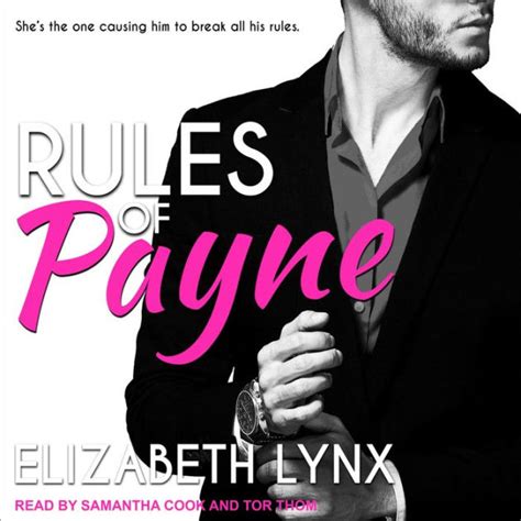 Rules Of Payne By Elizabeth Lynx Samantha Cook Tor Thom 2940171044466 Audiobook Digital