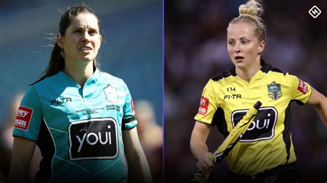 Kasey Badger Belinda Sharpe Become First Female Nrl Match Officials On Full Time Contracts