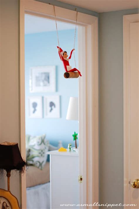 Want some mischievous ideas for your well, this cute elf idea may cheer them up! 25 Hilarious ways to pose your Elf on the Shelf - Page 14