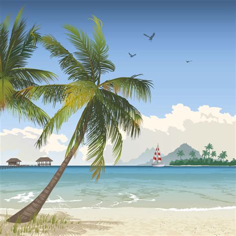 Beach Background Hd Images For Photoshop Tourist Attaction