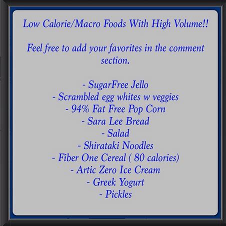 I can easily eat like 100 cal worth of almonds in a single mouthful. High Volume Low Calorie Meals : High volume comfort food ...