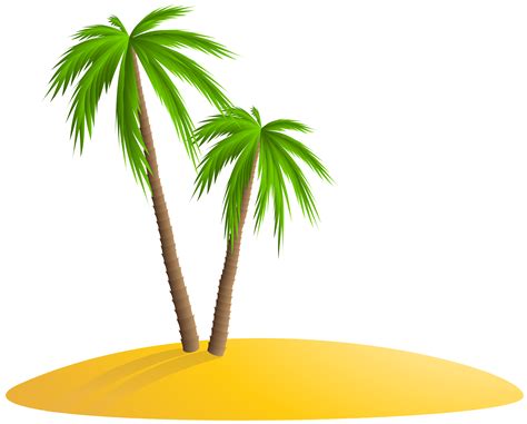 Arecaceae Island Clip Art Palm Tree Png Download 80006446 Free