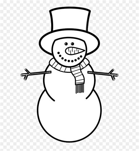 Download clker's snowman outline clip art and related images now. transparent snowman clipart black and white - Clip Art Library