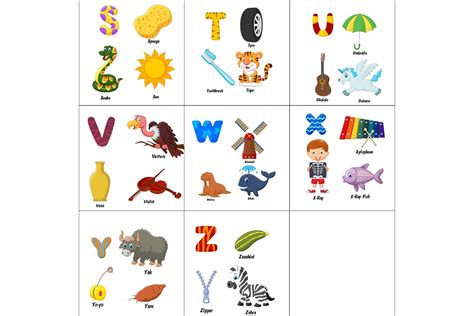 English Alphabet With Animals Bundle By Tigatelu Thehungryjpeg
