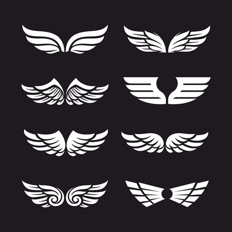 Set of Vector Wings 335117 Vector Art at Vecteezy