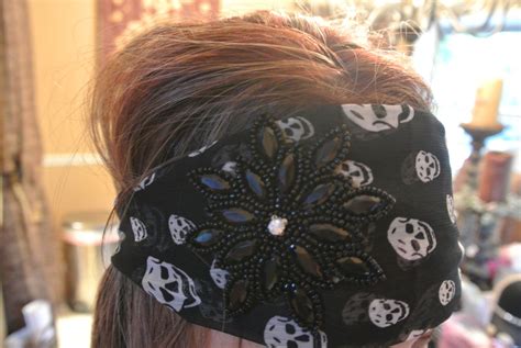 Skull Headband By Sparklememommy On Etsy 1800 Rhinestone Appliques