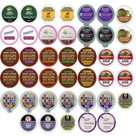 Its dark roast blend is truly exceptional in the sense that it's crafted by roast masters. 40-count Bold and Dark Roast Coffee Single Serve Cups For ...