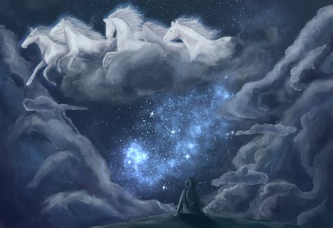 They Own The Night Sky By Rainiila On Deviantart Night Skies Fantasy