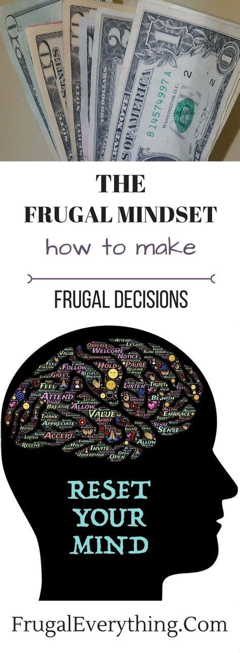 The Best Way To Become Frugal Is To Change The Way Your Mindset From A