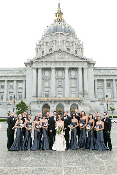 An Elegant Wedding At San Francisco City Hall In San Francisco California