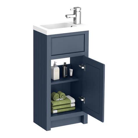 Chatsworth Traditional Blue Cloakroom Suite Victorian Plumbing Uk