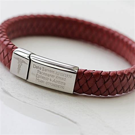 Are you interested in our Medic Alert Bracelet for men women? With our Life saving medical id