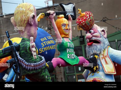 A Theme Float Dedicated To The Imprisoned Russian Punk Band Pussy Riot Is On Its Way To The Rose