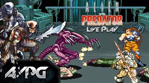 Live Play Alien Vs Predator Capcom Arcade Youtube