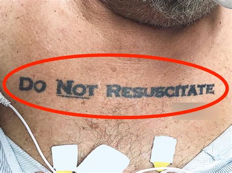 Check the sub for your story before you submit it; Unconscious man came to a hospital with a 'do not ...