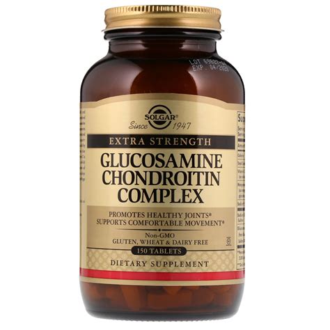 Solgar Glucosamine Chondroitin Complex Extra Strength 150 Tablets By Iherb